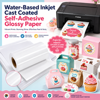 Rouleau de papier adhésif couché pour étiquettes en gros, papier d'étiquetage pour bouteilles, étiquettes autocollantes, papier pour imprimante d'étiquettes, rouleau d'étiquettes adhésives