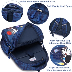 Thờ<span class=keywords><strong>i</strong></span> trang trọng lượng nhẹ không thấm nước bền bookbag Set cho bé trai schoolbag - Product Image 5