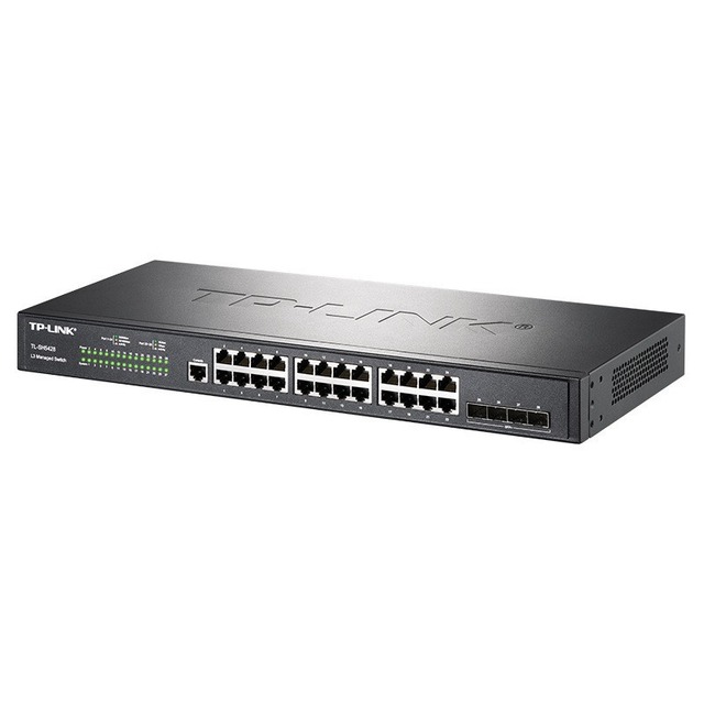 TP-Link TL-Sh5428 Managed Network Switch 4 SFP+ 10G Uplink 24 Gigabit Ethernet Ports Layer 3 Human Machine Interfaces Industrial