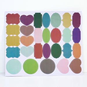 Etiqueta de pizarra de vinilo, pegatina de reposición extraíble, autoadhesiva, impermeable, PVC, decoración mate - Product Image 6