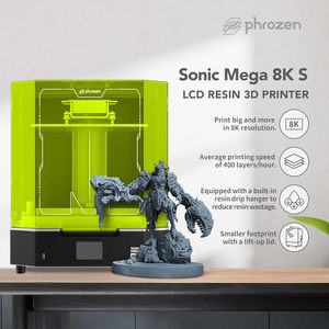 Imprimante 3D Phrozen Sonic 8K S LCD/MSLA à résine, grande imprimante 3D haute performance - Product Image 2