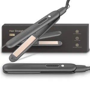 New 2 in 1 Hair Straightener Flat Iron Hair Curler with 260 295 330 365 400 Adjustable LED Digital Temp, Auto Shut Off Flat Iron