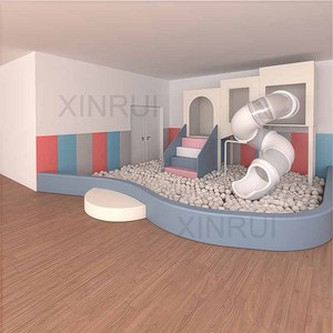 Esquina para niños pequeños de nuevo diseño con equipo de juego suave para guardería para una zona dedicada para bebés y niños pequeños en un <span class=keywords><strong>FEC</strong></span> más grande - Product Image 2