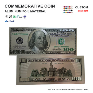 Monedas Conmemorativas de Papel de Plata Americanas de Gran Demanda, Artesanías de Papel de Plata, Monedas de Recuerdo No Monedas Legales - Product Image 1