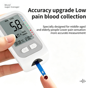 Hot Sale Wholesale Digital <strong>Glucose</strong> Meter <strong>Blood</strong> <strong>Glucose</strong> Meter with Valuable Features Store <strong>Rating</strong> Complies with EU Standards - Product Image 2
