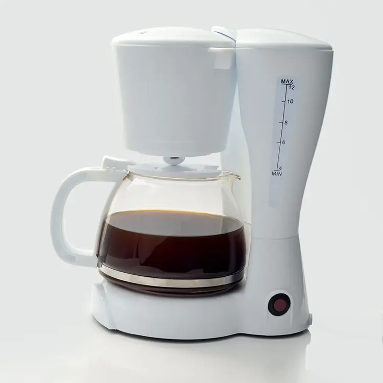 Cafetera eléctrica con pantalla táctil para restaurante, máquina de café con etiqueta privada, 12v