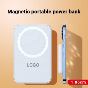 סוללת גיבוי אלחוטית מגנטית דקה במיוחד ומהירה 10000mAh, מטען מהיר, מיני נייד באיכות גבוהה בהתאמה אישית - Product Image 4