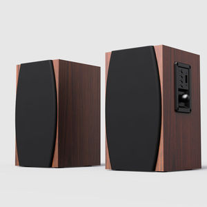 Altavoces de Estantería Pequeños de 3 Pulgadas, 10W, Estéreo, Bluetooth, de Madera, Pasivos, con Alimentación Activa, HiFi - Product Image 1