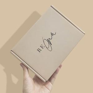 Kraft reciclado impreso personalizado e flauta corrugado perfume zapatos de mujer mailer caja de kraft marrón jabón cajas de envío - Product Image 2