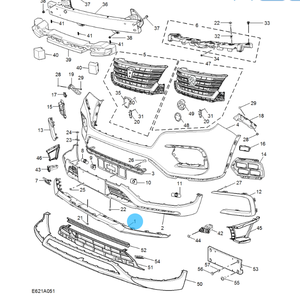 Parrilla de coche para ROEWE MG <span class=keywords><strong>RX8</strong></span>, parachoques delantero de China, <span class=keywords><strong>precio</strong></span> de fábrica, proveedor, piezas de repuesto, novedad de 10483517, 2023 - Product Image 4