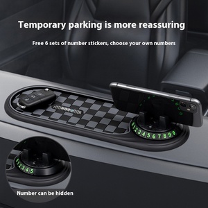 NUEVO Kit Universal Multifuncional de PVC para Interiores de Automóviles, Alfombrilla Antideslizante, Soporte para Teléfono Móvil, Gafas de Sol, Accesorios Interiores - Product Image 4
