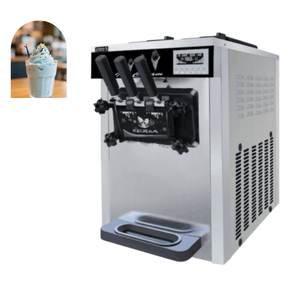 Yogurt Cones Making 220V Popular Ice Cream Machine Commercial 3 Flavor Ice Cream Cone Maker Machine - Product Image 5