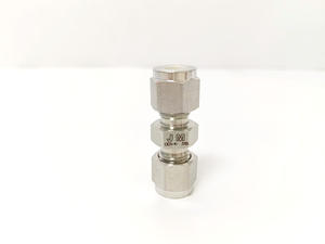 316L OD3/8 "sambungan lurus pipa industri fitting kompresi baja tahan karat - Product Image 2