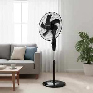 Ventilador de Pie Recargable Eléctrico de Alta Calidad de 16 Pulgadas <span class=keywords><strong>con</strong></span> Panel Solar y Batería - Product Image 1