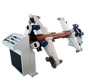 Supporto per rotoli di carta elettrico Shaftless Roll Stand per la produzione di cartone ondulato - Product Image 1