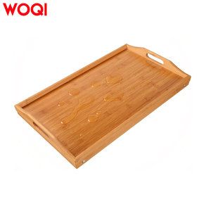 WOQI Table basse <span class=keywords><strong>pliable</strong></span> classique Table <span class=keywords><strong>baie</strong></span> <span class=keywords><strong>vitrée</strong></span> Petite table pliante basse en bambou Tatami pour le salon - Product Image 5