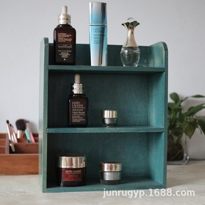 Wooden <b>Desktop</b> Organizer 3 Tier Cosmetic Storage Rack For Makeup Perfume Display <b>Shelf</b> - Product Image 2