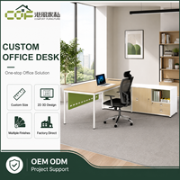 Bureau de direction moderne en L, modulaire, en bois, avec tiroirs de rangement, montage facile et design écologique