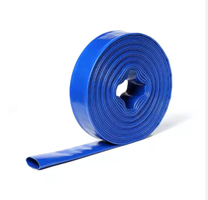 Manguera plana de PVC flexible y suave de plástico, tubos agrícolas para riego de granja, suministro de agua, bomba de descarga de drenaje de 2-6 pulgadas - Product Image 1