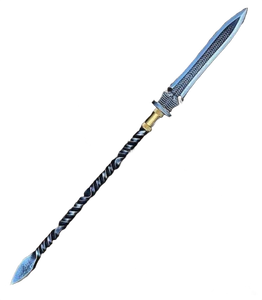 Escultura de espada con iconografía de dioses hecha en India - Product Image 3