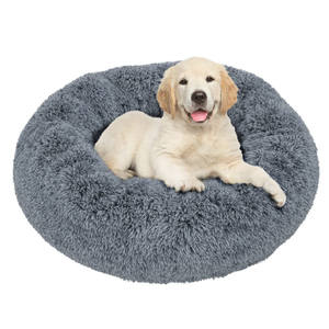 Cama Redonda de Lujo para Perros, Fabricada por el Fabricante, de Felpa Suave y Esponjosa, Lavable, de Piel Sintética, 2023, Venta al por Mayor - Product Image 4
