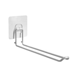 シンプルなスタイルのバルコニーステンレス鋼ノンパンチング服ラック収納ラック - Product Image 1