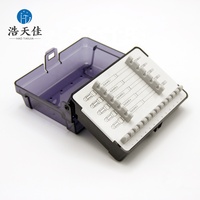 Boîte de désinfection pour système d'équipement de plantation, kit d'instruments chirurgicaux pour implants dentaires, règle de mesure de profondeur en promotion