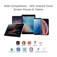 Nouveau design, logo personnalisé, stylet magnétique en métal avec pointe remplaçable, stylet capacitif actif pour tablette Android/iPhone 10h