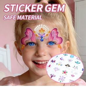 Autocollants Papillons Scintillants en Cristal Rouge et Bleu Royal Personnalisables en Gros pour Enfants – Idéaux pour la Décoration du Front (DIY) – Vente Flash - Product Image 4