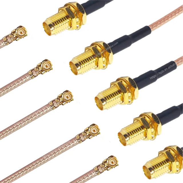 Manufacturer SMA Female to U.FL/UFL RF Coax Adapter RG178 Pigtail Jumper Cable SMA Female to UFL Cable Mini PCI Extension Cable