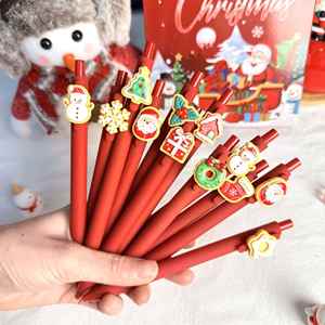 Bolígrafos Navideños con Personajes de Dibujos Animados, Lindos y Deportivos, con Logotipo Navideño, de Plástico de 1.0 mm, para Regalos de Cumpleaños, Premios Escolares, Regalos para Estudiantes y Niños - Product Image 1