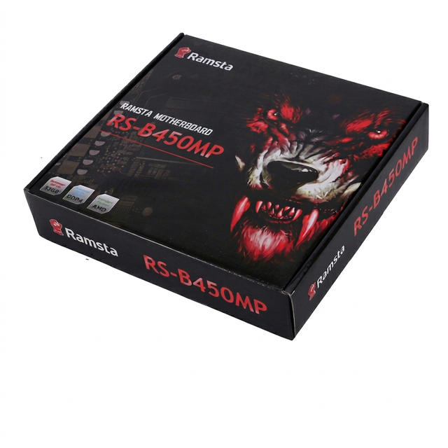New RAMSTA Integrated B450MP Motherboard AM4 Socket Support Series CPUs Dual-Channel DDR4 2133MHz-3000MHz 32GB SATA/IDE/M.2