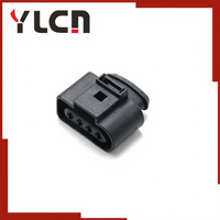 YLCN Free samples 4 pins amp connector female seal waterproof electrical wire mini connectors
