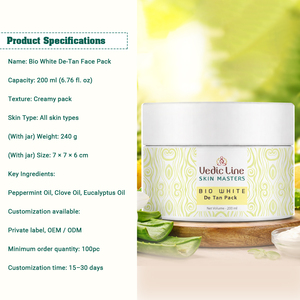 Best Selling Bio White D <b>Tan</b> <b>Face</b> Pack Advanced Skin Whitening And <b>Tan</b> Removal Facial Available For Best Selling Pice - Product Image 5