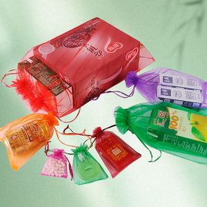 Sacs de rangement en organza de luxe de marque LUOYI en gros, impression de logo personnalisée pour les emballages de bijoux, de bougies et de cadeaux (MOQ - Product Image 3