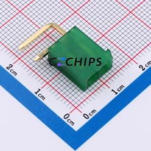 DLL-5569-2AW-GOLD-GR Wire-to-<b>Board</b> <b>Pin</b> Header Bent Lead Through Hole,P=4.2mm Connector 2x1P 4.2mm Right Angle Insert 2P - Product Image 1