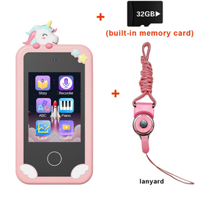 โทรศัพท์มือถือเด็ก Jumon รุ่นการ์ตูน กล้อง HD เล่น MP3 หน้าจอสัมผัสพลาสติกขนาด 2.36 นิ้ว ของเล่นพร้อมนาฬิกาปลุก ชาร์จได้ - Product Image 3