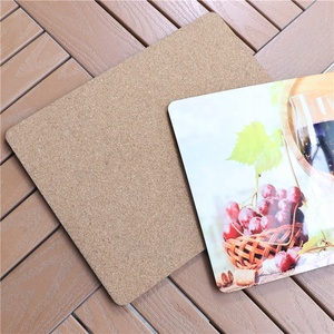 MDFSUB Wooden Rectangular Placemat 19x23cm Sublimation Wood for Heat Press <strong>Cork</strong> Back <strong>Table</strong> <strong>Mats</strong> &amp; Pads - Product Image 3