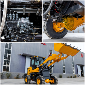 Fabriek Directe Verkoop Lader 1 Ton 2 Ton 2024 Mini Voorlader Nieuwe Kleine Wiellader - Product Image 3