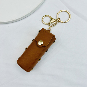 Son môi trường hợp, son môi tổ chức Keychain,PU Chapstick trường hợp son môi chủ Lip Bag Lip Balm Pouch đối với phụ nữ du lịch bên món quà - Product Image 3