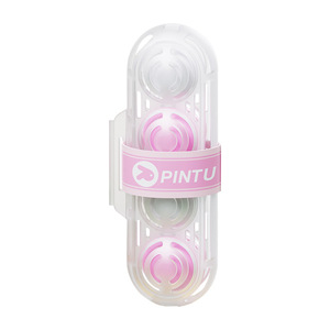 Toilet Cleaner Hanging Type Wall Mounted Oval Plastic Antibacterial Deodorizing Air Purifying 65g White Peach Oolong Jasmine - Product Image 2