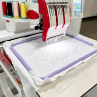 Machine à broder industrielle à succès pour la production de vêtements et d'habillement, fournie directement par l'usine