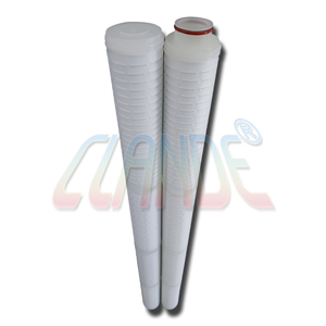 0.1/0.2/1 ไมครอน PP/<span class=keywords><strong>PES</strong></span>/ไนลอน/PTFE เมมเบรนตลับกรองจีบสัมบูรณ์สําหรับการบําบัดน้ํา - Product Image 1