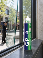 Mastic silicone transparent GP 668, type acétique, séchage rapide, anti-moisissure, pour réparation d'évier de cuisine et de porte en verre