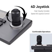Cámara PTZ de Transmisión en Vivo (3 Piezas), Zoom 20x, USB HD-MI, Cámara PTZ para Conferencias y Controlador de Joystick para Iglesias, Eventos de YouTube