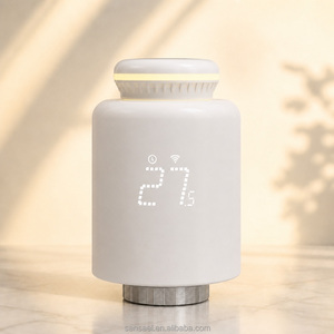 Valve thermostatique intelligente pour <span class=keywords><strong>radiateur</strong></span> Tuya WiFi, <span class=keywords><strong>thermostat</strong></span> programmable pour <span class=keywords><strong>radiateur</strong></span>, affichage LED, compatible avec Alexa Google Home - Product Image 5