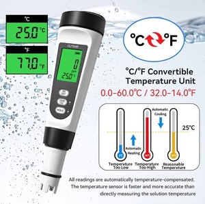 Detector de Cloro y Monitor de Temperatura Digital 2 en 1 Directo de Fábrica, Probador de Calidad del Agua de Alta Precisión para Piscinas, Spas y Hogares, OEM - Product Image 6