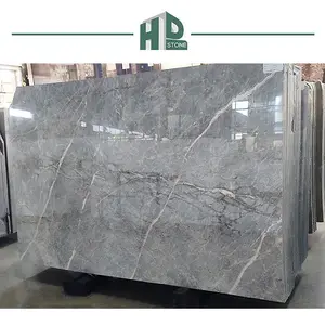 Natural Stone Grey Building Materials Stone Slabs Impression Grey Marble Slabs For Floor