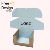 Boîtes d'expédition rigides ondulées de luxe avec logo personnalisé Matériaux recyclés pour vernis à ongles Huile Emballage de cadeau de produit artisanal
