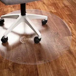 PVC antiderrapante cadeira de escritório transparente tapete PVC proteção piso duro